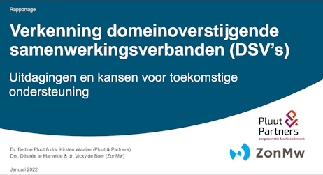 Verkenning Domeinoverstijgende Samenwerkingsverbanden cover